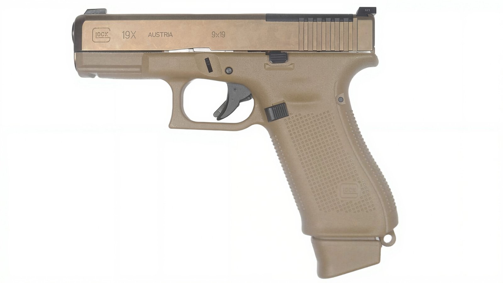 Glock 19X MOS Coyote 9mm