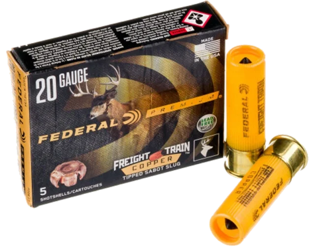 Balas para escopeta 20/70 Federal Freight Train Copper Sabot 275 gr
