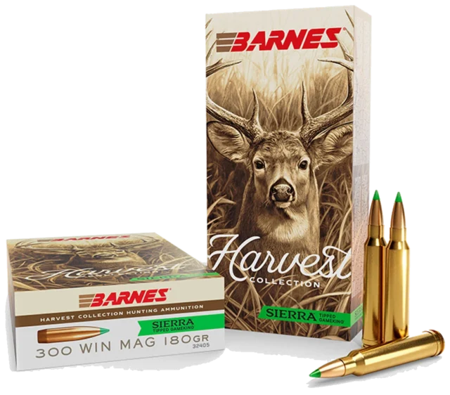 Barnes Harvest Collection Sierra Tipped GameKing .300 Win Mag 180 gr