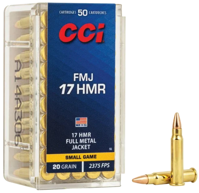 CCI 17 HMR 20 gr FMJ