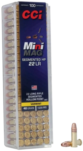 CCI Mini-Mag Segmented HP .22 LR 40 gr SHP