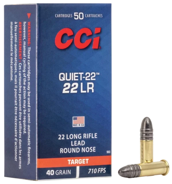 CCI Quiet-22 .22 LR 40 gr LRN