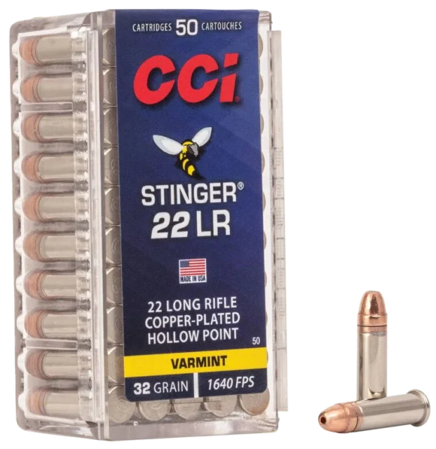 CCI Stinger .22 LR 32 gr CPHP