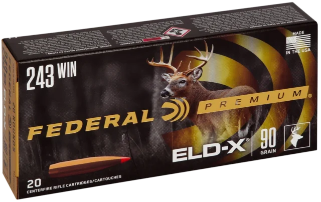 Federal Hornady ELD-X .243 Winchester 90 gr