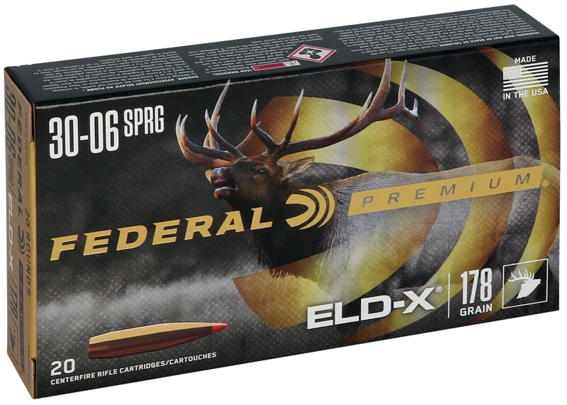 Federal Hornady ELD-X .30-06 Springfield 178 gr