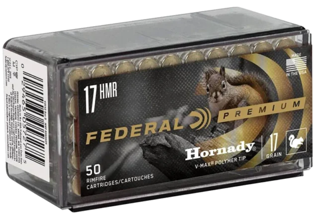 Federal Hornady V-Max 17 HMR 17 gr