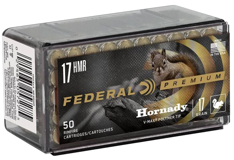 Federal Hornady V-Max 17 HMR 17 gr
