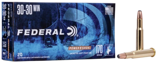 Federal Power-Shok .30-30 Win 170 gr SP RN