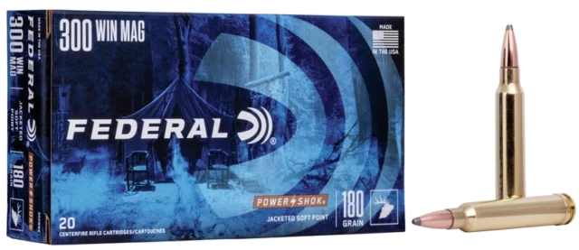 Federal Power-Shok .300 Win Mag 180 gr SP