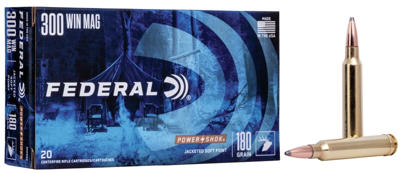 Federal Power-Shok .300 Win Mag 180 gr SP