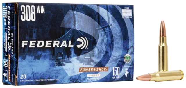 Federal Power-Shok Copper .308 Winchester 150 gr HP