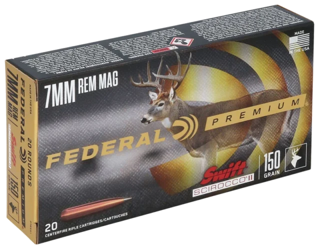 Federal Swift Scirocco II 7 mm Rem Mag 150 gr