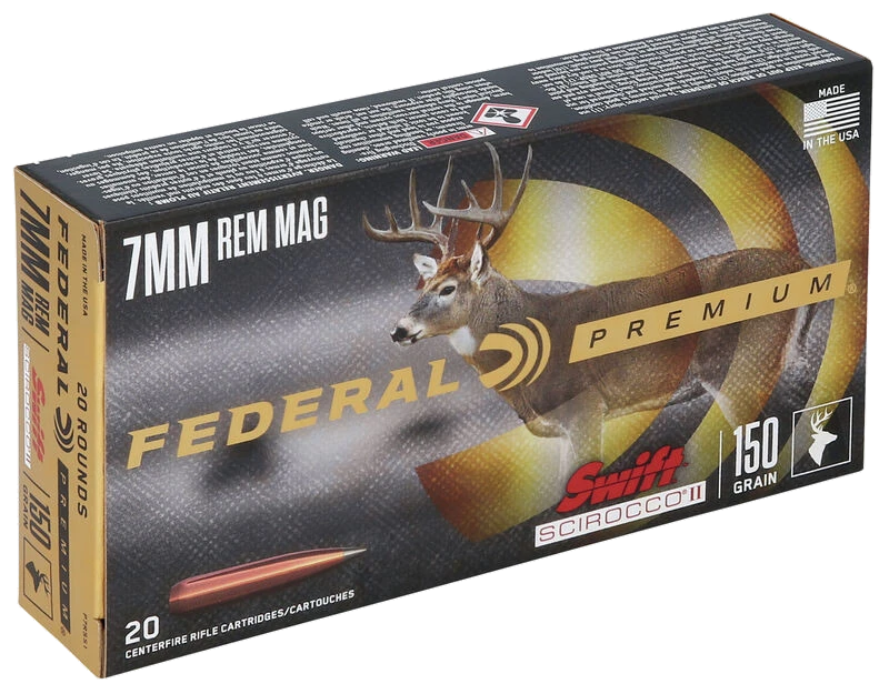 Federal Swift Scirocco II 7 mm Rem Mag 150 gr