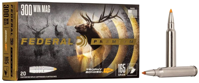Federal Trophy Bonded Tip .300 Win Mag 165 gr