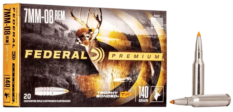 Federal Trophy Bonded Tip 7 mm-08 140 gr