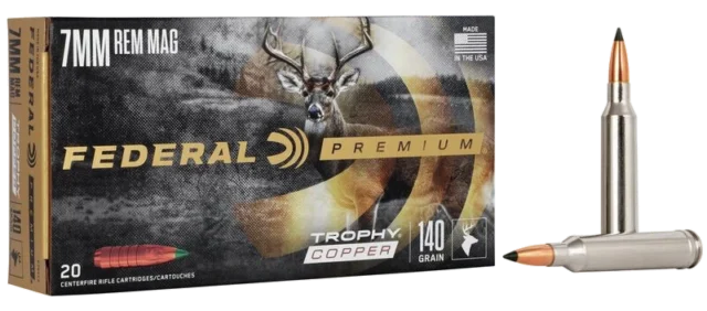 Federal Trophy Copper 7 mm Rem Mag 140 gr