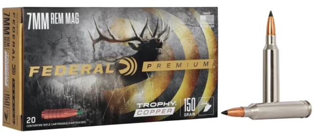 Federal Trophy Copper 7 mm Rem Mag 150 gr