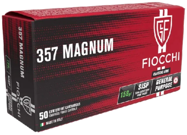 Fiocchi Classic .357 Magnum 158 gr SJSP