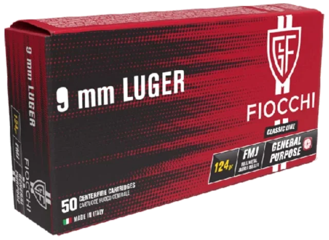 Fiocchi Classic 9x19 mm Parabellum 124 gr FMJ