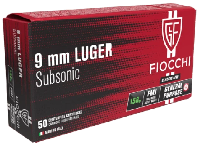 Fiocchi Classic 9x19 mm Parabellum 158 gr FMJ