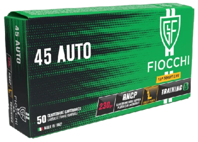 Fiocchi Top Target .45 ACP 230 gr punta de plomo