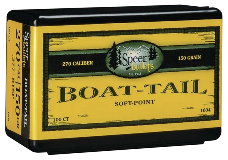 Puntas de bala Speer Boat-Tail - .277" - 150 grains