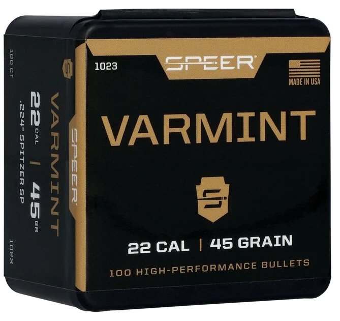 Puntas de bala Speer Varmint SP - .224" - 45 grains