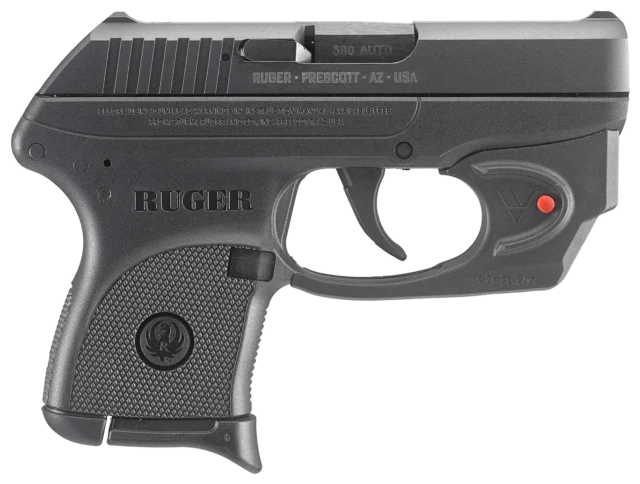 Ruger LCP .380 Auto con láser rojo
