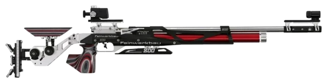 Feinwerkbau 800 X · culata laminada roja