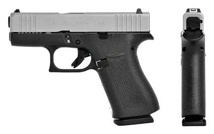 Glock 43X Silver Slide