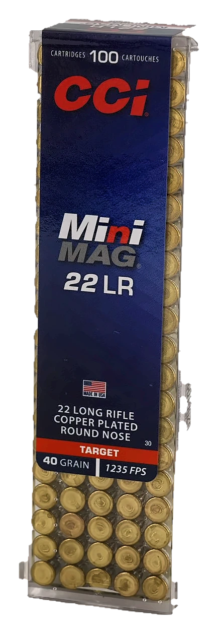 CCI Mini-Mag .22 LR 40 gr CPRN – caja 100
